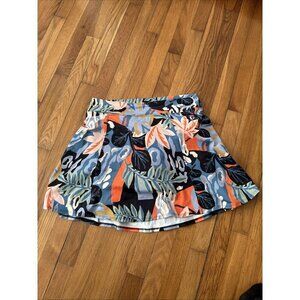 Dona Jo Skort Skirt Multicolored Tam GG Floral Tennis Athletic Size 3 (XL)